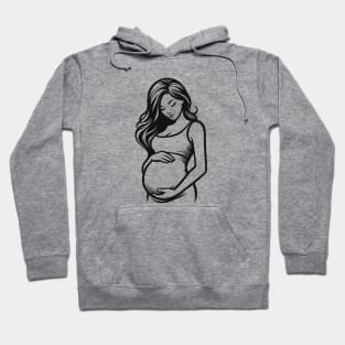 Pregnant Woman Hoodie